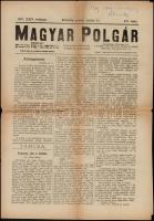 1901-1945 2 db folyóirat: Magyar Polgár XXIV. évf. 238. sz. Baross Szövetség Politikai Közgazdasági Hetilap XXIII. évf. 51. sz.