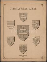 A magyar állami címer Zsigmond király alatt, könyvmelléklet, 30x22,5 cm