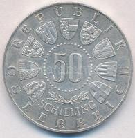 Ausztria 1963. 50Sch Ag "Tirol 600 éve egyesült Ausztriával" T:1-,2
Austria 1963. 50 Schi...