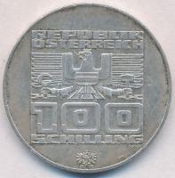 Ausztria 1976. 100Sch Ag "Innsbruck - XII. téli olimpia / Síelő" T:2
Austria 1976. 100 Sc...