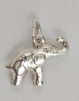Ezüst(Ag) elefánt függő, jelzett, 2x1,8 cm, nettó: 1,5 g