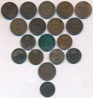 1926-1939. 2f Br (10xklf) + 1927-1939. 1f Br (7xklf) + 1940. 10f Fe T:2,2-,3