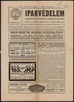 1916 Az Iparvédelem, a Magyar Védő Egyesület Hivatalos Lapja XII. évfolyamának 3. száma, címlapon Ferenc József császár halálhírével