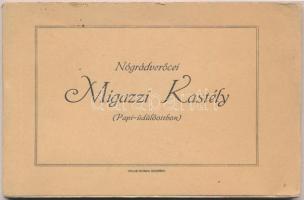 Nógrádverőce, Migazzi kastély, Papi üdülőotthon, belsők - képeslap füzet 10 lappal