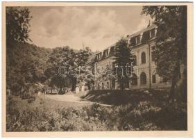 Nógrádverőce, Migazzi kastély, Papi üdülőotthon, belsők - képeslap füzet 10 lappal