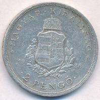 1936. 2P Ag "Liszt Ferenc" T:2 patina
Adamo P7.3
