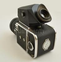 cca 1985 Kiev 88 TTL, középformátumú SLR fényképezőgép, MIR-38V 65mm objektívvel, működik / Vintage ...