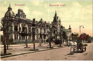 Bucharest, Bucuresti; Bulevardul Coltei / boulevard, street view