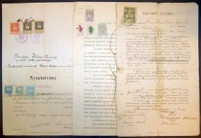 1899-1942 5 klfirat sok okmánybélyeggel