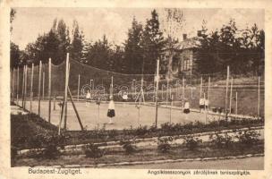 Budapest XII. Zugliget, Angolkisasszonyok zárdájának teniszpályája