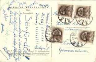 Sopron, Soproni diákéletből a Bányászati és Erdészeti Akadémián. XXIII. Keresztelő, Studentika. Háto...