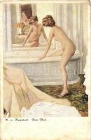 17 db régi művészi erotikus motívumlap / 17 pre-1945 erotic art postcards