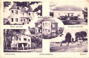 Balaton - 75 db régi és modern városképes lap, Balaton és környéke / 75 pre-1945 and modern town-vie...