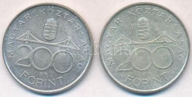 1994. 200Ft Ag "Deák" (2x) T:2