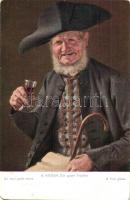 70 db régi művészlap, közte litho / 70 pre-1945 art postcards, among them lithos