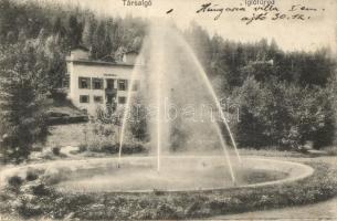 Iglófüred, Iglau, Spisská Nová Ves Kupele; Tásalgó, szökőkút / hotel, fountain