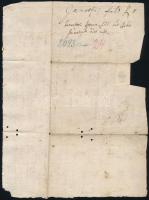 1643 Magyar nyelvű kötelezvény lóvásárlás ügyében, gyűrűpecséttel