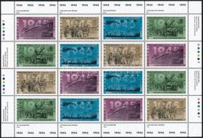 1995 Háború teljes ív Mi 1460-1463