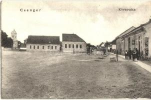 Csenger, Köves utca, Schwarz Antal üzlete (EK)