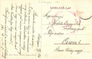 Csolnok, Augusta akna, Kolónia, telep. Klatz Mátyás kiadása (Rb)