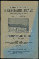 1940 Kárpátaljai idegenforgalmi útmutató. Összeáll.: Koncsek István. Tűzött papírkötésben, jó állapotban.