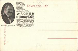 Karácsond, Dr. Szohner gazdasága, ökrös szekér. Hátoldalon hangszeráruház reklámja (EK)