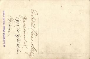 1915 Fiume, Rózsa Mihály tengerész tiszt / WWI K.u.K. Kriegsmarine, naval officer, G. Lovrovic photo