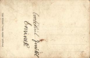 1914 Abbazia, Az Én Tengerészeim. Mulatozó, söröző, zenélő matrózok csoportképe, SMS Trabant matróza...