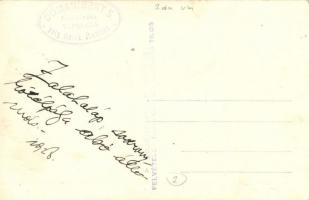 1928 Zalahaláp, Sodronykötélpálya alsó állomás. Domaniczky S. photo