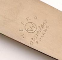 Ezüst (Ag.) lengyel evőeszköz készlet: 6 db kanál, 6 db villa, 6 db teáskanál, 6 db mokkáskanál + 6 ...