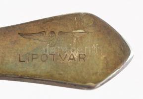 Újvároska/Lipótvár (Leopoldov/Městěčko/Leopoldstadt), régi pályaudvari alpakka evőeszköz-készlet: 6 ...