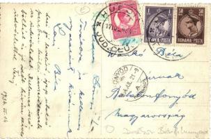 1934 Bánffyhunyad, Huedin; Dalkör népviseletben, folklór / choir in traditional costume, folklore. p...