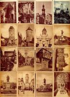 Tündérvásár Nagymagyarországért több mint 200 db képes kártya nevezetességekkel + 14 darabos leporello Budapestről és Pécsről