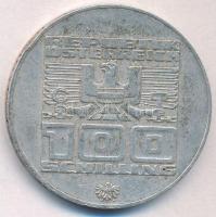 Ausztria 1976. 100Sch Ag "Innsbruck - XII. téli olimpia / Lesikló sánc" T:2
Austria 1976....