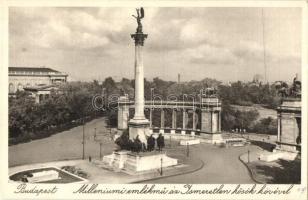 Budapest XIV. Milleniumi emlékmű az Ismeretlen Hősök körével