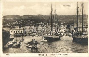 Trieste, Veduta dal porto / port with ships