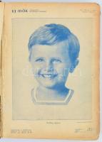 1934 Uj Idők. XL évfolyam bekötve Szerk.: Herczeg Ferenc. Kiadói egészvászon-kötésben. Jó állapotban