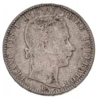 1862B 1/4Fl Ag Ferenc József T:2,2- Adamo M12