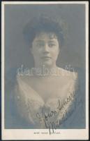 Maud Santley angol színésznő aláírt fotólapja / English actress autograph signed photo.