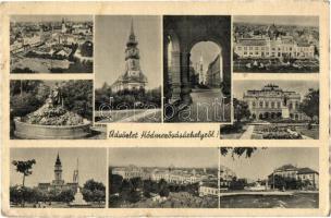 8 db RÉGI magyar és történelmi magyar városképes lap, vegyes minőség / 8 pre-1945 Hungarian and hist...