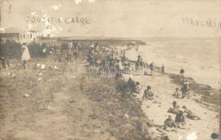 1926 Mangalia, Fondatia Carol / beach, photo (surface damage)