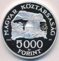 2004. 5000Ft Ag "Visegrádi vár" tanúsítvánnyal T:PP 
Adamo EM192