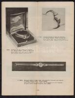 1949 Párizs, ékszerüzletből ellopott tárgyak képes jegyzéke, 16 p