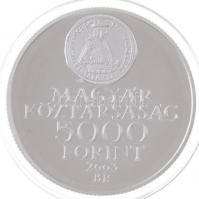 2003. 5000Ft Ag "Rákóczi szabadságharc 300. évfordulója"  tanúsítvánnyal T:PP 
Adamo EM18...