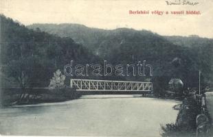 Barnabás, Berlebás, Kosztilivka; völgy a vasúti híddal. Berger kiadása / valley with the railway bridge (EK)
