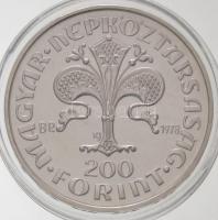 1978. 200Ft Ag "Első magyar aranyforint" T:BU 
Adamo EM56
