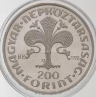 1978. 200Ft Ag "Első magyar aranyforint" T:PP
Adamo EM56