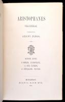 Arany János összes munkái. 1-8. kötet. Bp., 1883-1889, Ráth Mór. Aranyozott félbőr kötésben, aranyoz...