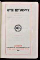Biblia Sacra I.-V: Vetus et Novum Testamnentum. Ratisbonae, 1922. Egészvászon kötésben