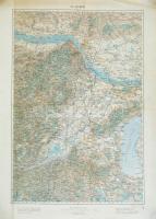 cca 1910 4 db térkép (Wien, Budweis, Pristina, Turka), kiadja K.u.K. militär-geographisches Institut...